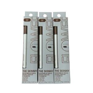 Flower Beauty The Skinny Microbrow Pencil Taupe SB2 1.5mm Precise Tip 3 Pack NEW